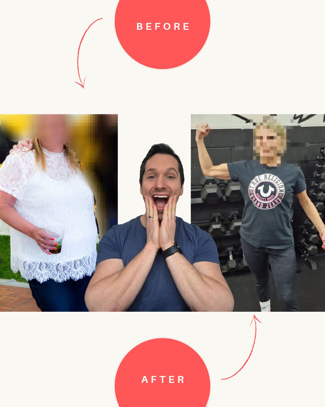 R&B Fitness member transformation